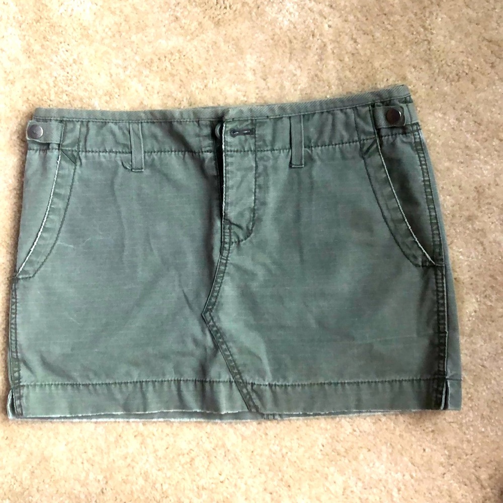 Mini Skirt, Military Green